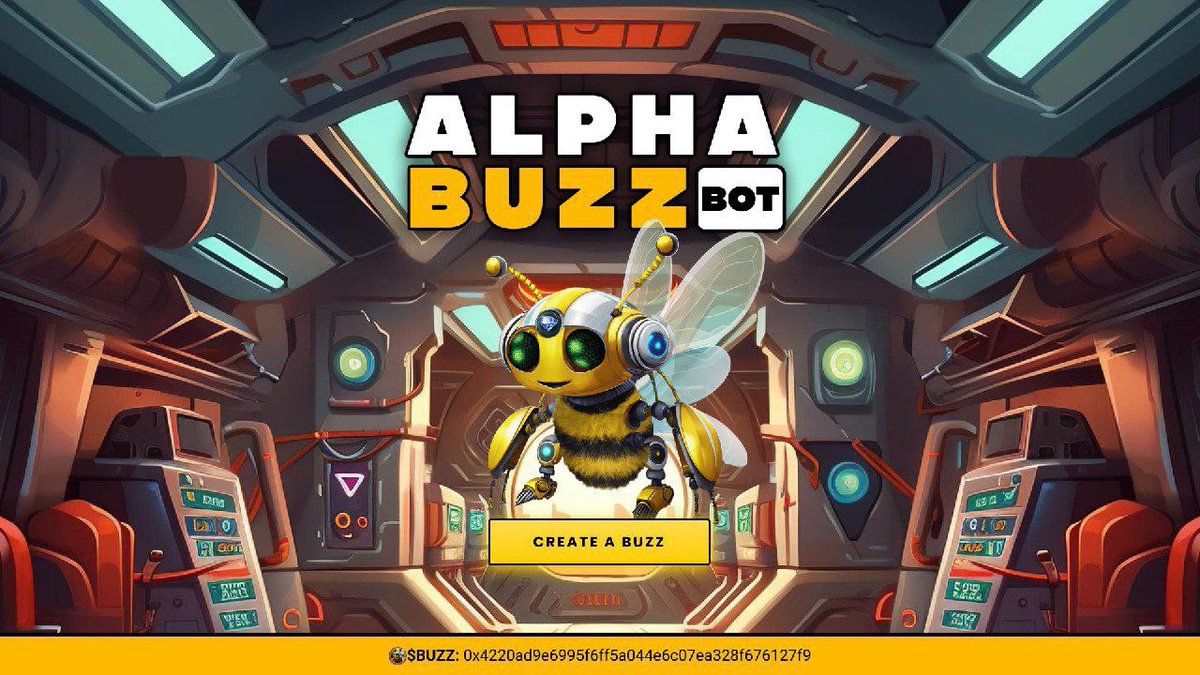 ChantalDivine_'s tweet photo. Hive thirsty for the sweet nectar of new news. @AlphaBuzzBot is a game changer, #techtoearn #BUZZtoearn $BUZZ 🔎🍯
Follow us on our official X profile account AMAZING 🐝 💎
👉🏼👉🏼 @AlphaBuzzBot https://t.co/db5iHNZpYo
