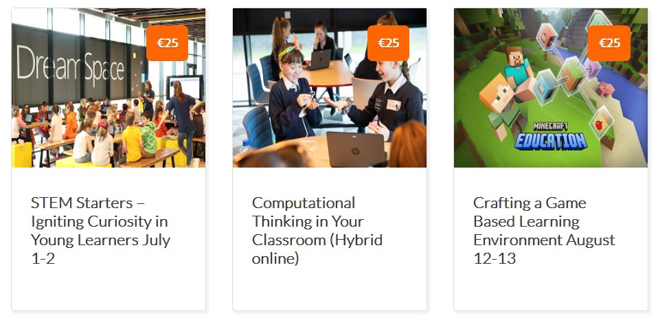 Summer CPD with #MSDreamSpace & @TeachNetIreland Get ready to ignite your students’ curiosity, embrace #ComputationalThinking, and embark on captivating #GameBasedLearning adventures. Join the Dream Space team this summer😎 @MS_eduIRL buff.ly/4aLUSrr