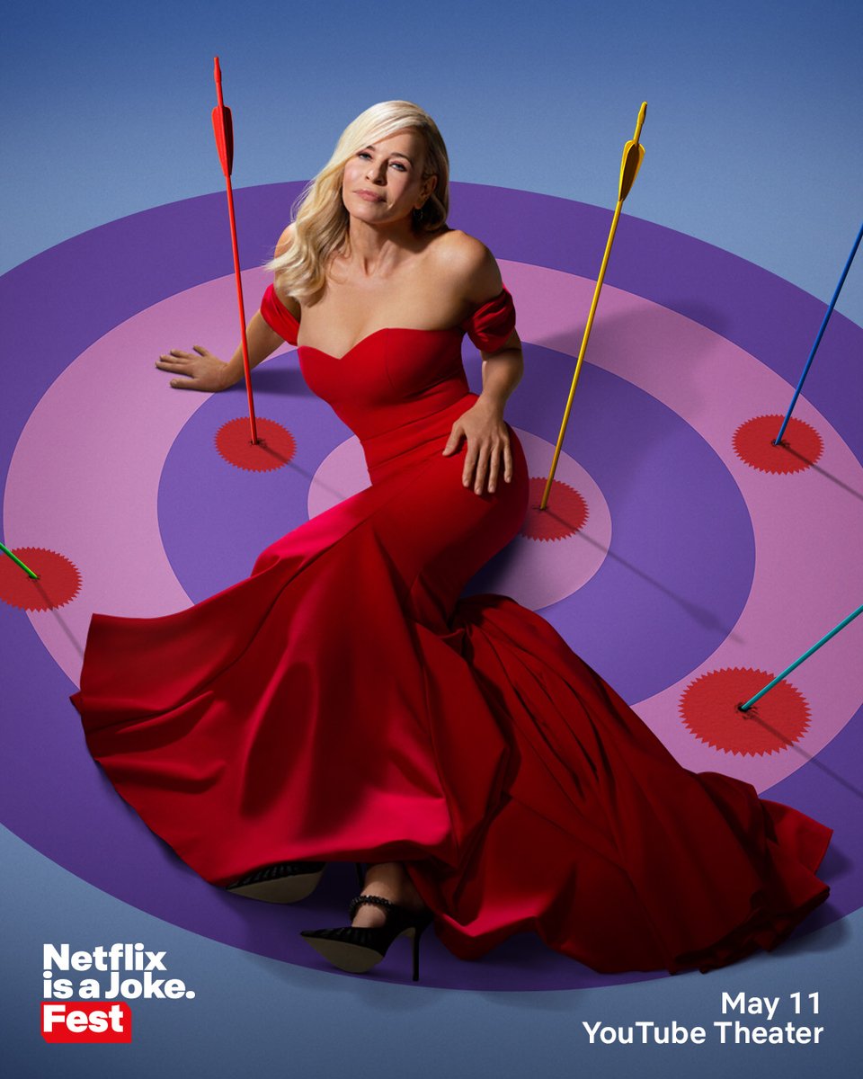 Chelsea Handler is performing at YouTube Theater on May 11 for NetflixIsAJokeFest with Fortune Feimster, Matteo Lane, Vanessa Gonzalez, and Sam Jay! Get your tickets at netflixisajokefest.com. Don't miss it!