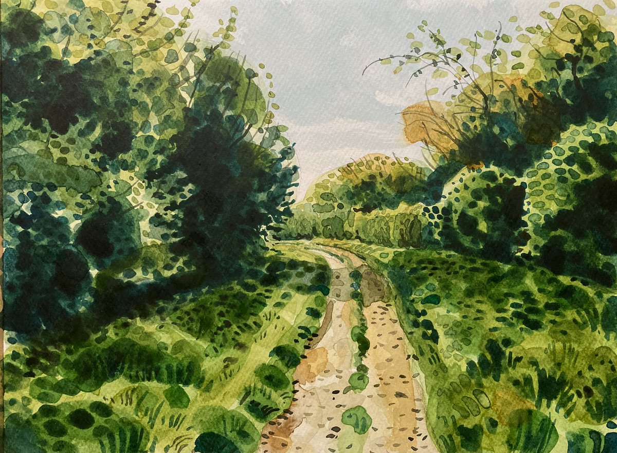 Primrose Hill #watercolour