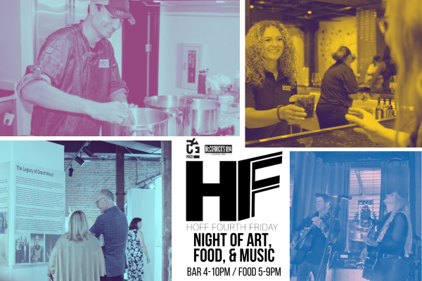 We have a great lineup for our upcoming #HoffFourthFriday this Friday, April 26.

PACEArtsIowa.org/calendar

#PACEArtsIowa #UNleashCB #Music #ArtsMatter #NightOut #Community #LocalEvent #EatLocal #ListenLocal #SplatterPainting #FoodLovers #MusicLovers