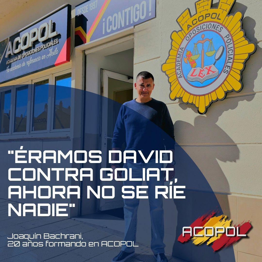 acopolacademia's tweet photo. 🎂 ¡¡20 años en Acopol!! 😱

⚠️ Hoy celebramos el 20 aniversario de Joaquín Bachrani, referente nacional en recursos policiales, como profesor de nuestra academia 👨‍🏫

🔎 Descubre más sobre su carrera en esta entrevista 👇👇

https://t.co/IWRsjCt55d https://t.co/4wjWDVpLBQ