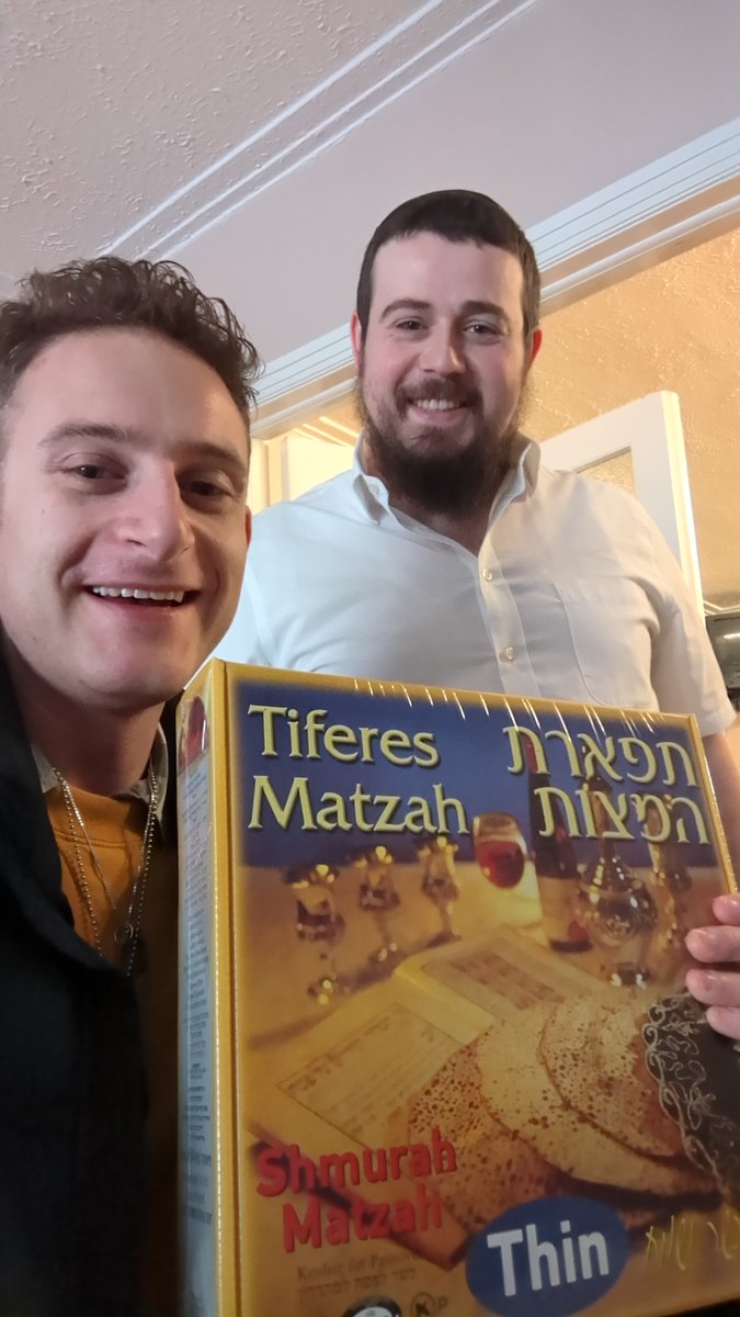 Only @Mottel can find out I don't have Shmurah Matzah and find a way to get me some! Chag Sameach!