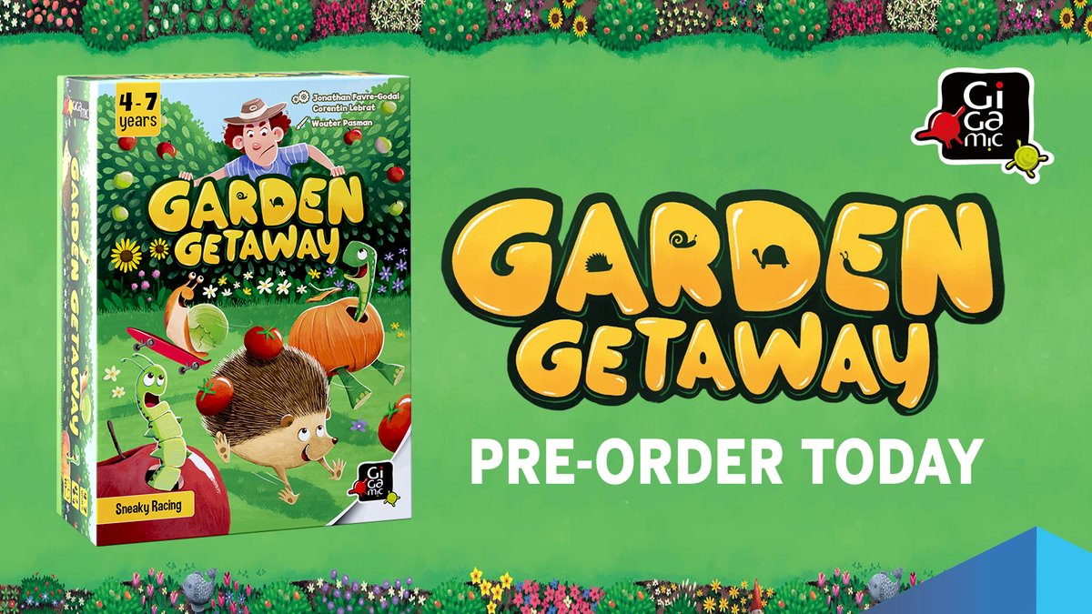 🐛 🍎 Feasting on delicious garden finds is a delight... ONLY if you don't get caught! Join the feast and escape in Garden Getaway! 🍎 🐛 🛒 : hachetteboardgames.com/products/garde… #GardenGetaway @GigamicWorld