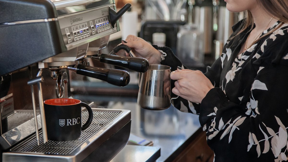 To celebrate the end of the semester here at @RefBibleCollege, our café is offering $1 off coffee purchases when you bring your own mug or tumbler. Enjoy a hot coffee while studying or grab an iced beverage with friends.