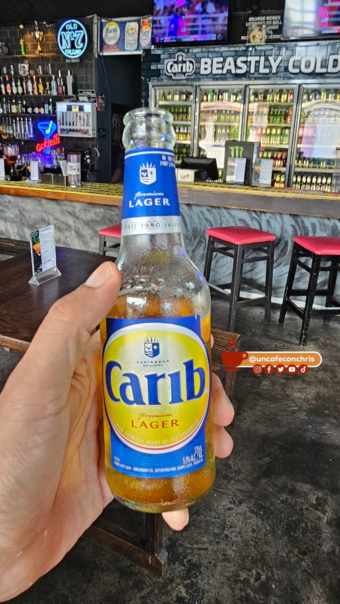 La cerveza 🍺 de Trinidad y Tobago: Carib.

#uncafeconchris #trinidadytobago🇹🇹 #trinidadandtobago🇹🇹 #TrinidadyTobago #trinidadandtobago #caribbeer #carib #cervezacarib