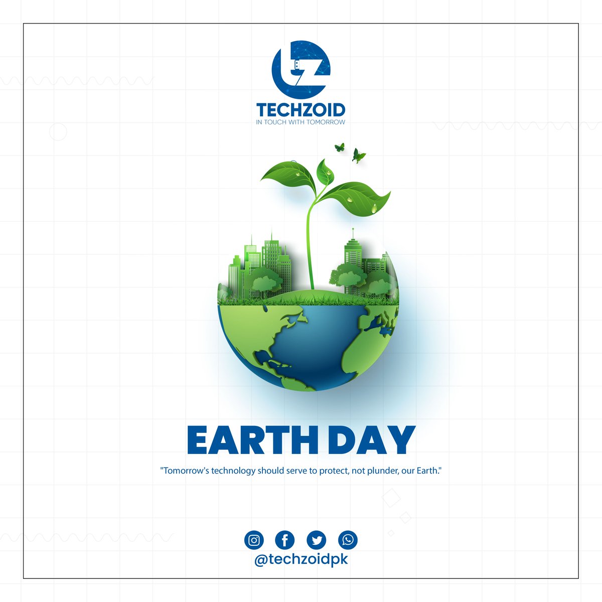 TechzoidPk's tweet image. Let&apos;s celebrate our amazing planet!  This Earth Day, be essential part in exploring sustainable solutions and innovations for a greener future. #EarthDay #TechForGood #OurPlanet ♻️