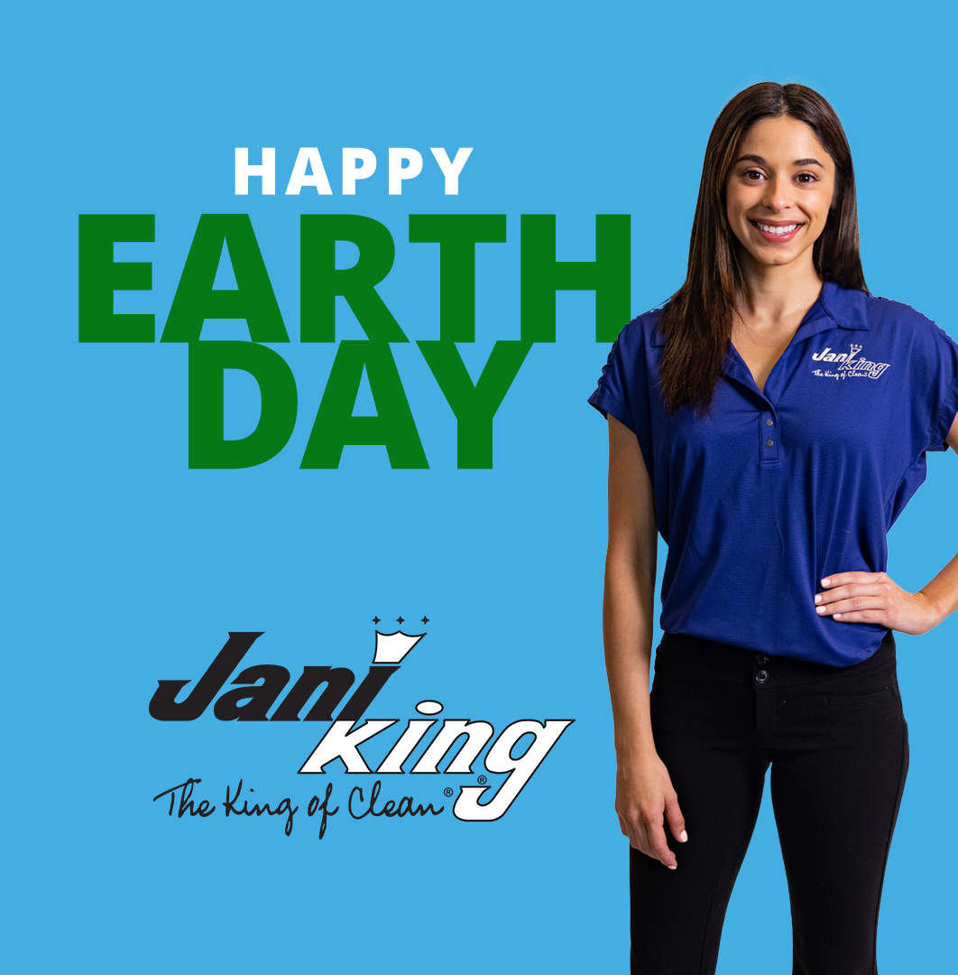 Happy Earth Day! 🌍 At Jani-King, we're committed to sustainability in commercial cleaning. From eco-friendly products to efficient practices, we're proud to protect the planet while keeping your spaces spotless. #EarthDay #GreenCleaning #Sustainable #Cleaning #JaniKing