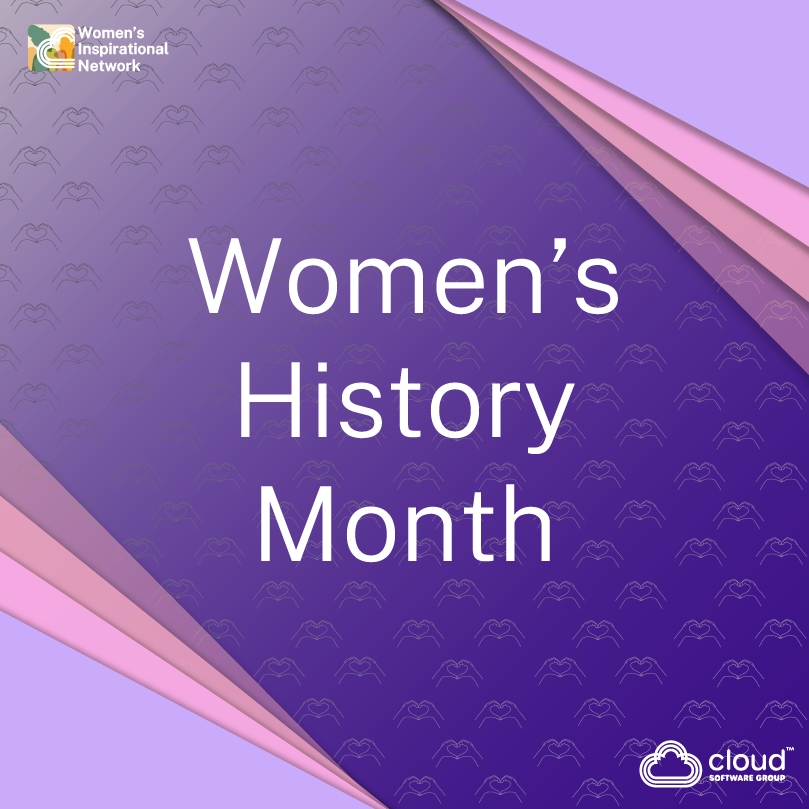 We're proud to be celebrating #WomensHistoryMonth here at Cloud Software Group and looking forward to our robust agenda of events our Women's Inspirational Network ERG put together.  ☁️ 🌷💪

#InspireInclusion #WhereWeSoar #IWD #WomenInTech