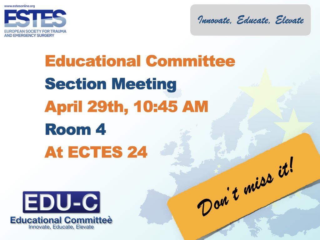 European Society for Trauma & Emergency Surgery tweet media