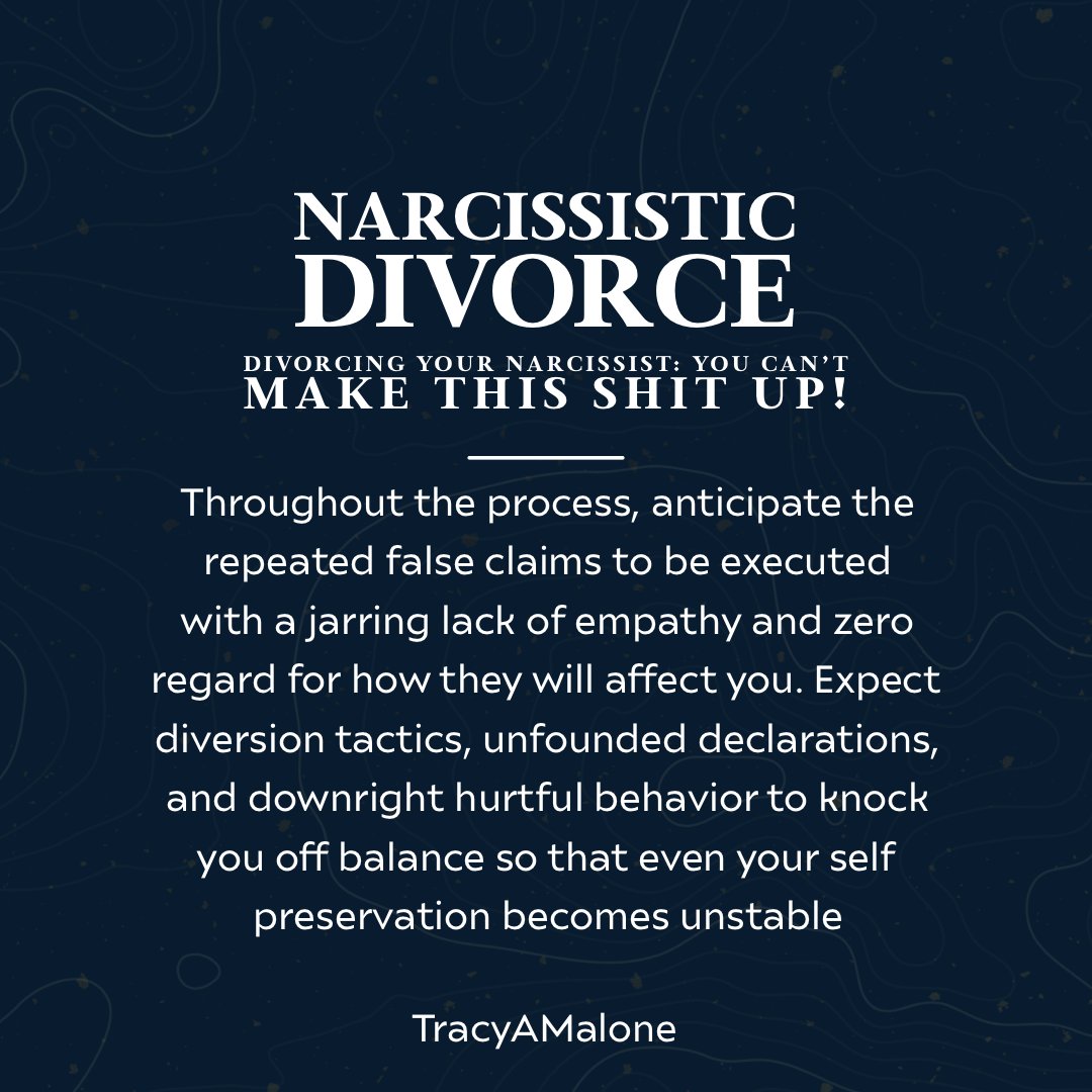 If you are #divorcingyournarcissist, do yourself a favor and read my #book. Catapult yourself ahead of their cruelty. LInk in bio #narcissist #narcissism #covertnarcissist #narcissisticabuse #narcissistabusesupport #tracyamalone #divorcinganarcissist #youcantmakethisshitup