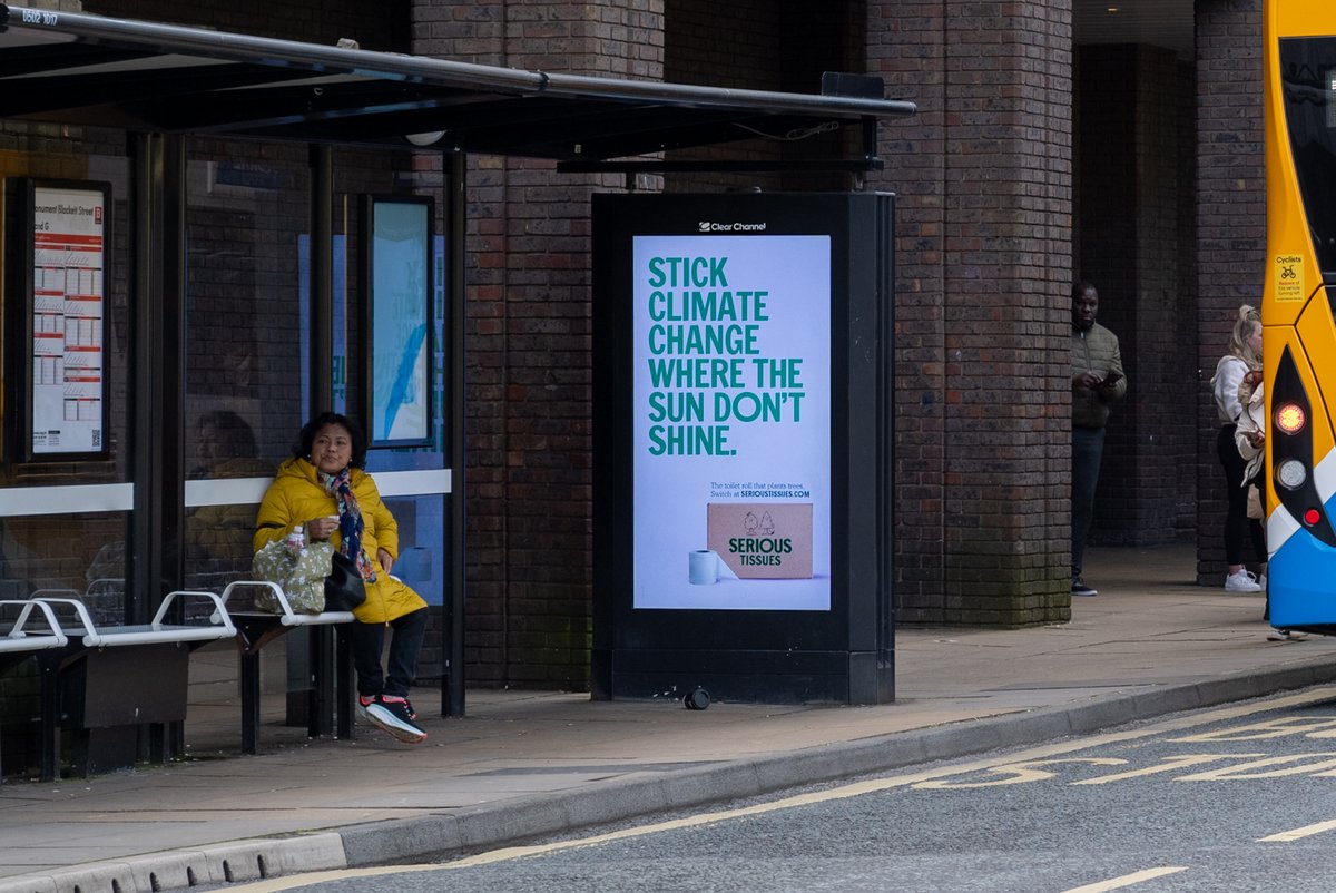 'Stick Climate Change Where The Sun Don't Shine' . @SeriousTissues . @ClearChannelUK . #ooh #outofhome #advertising #oohmedia #oohadvertising #advertisingphotography