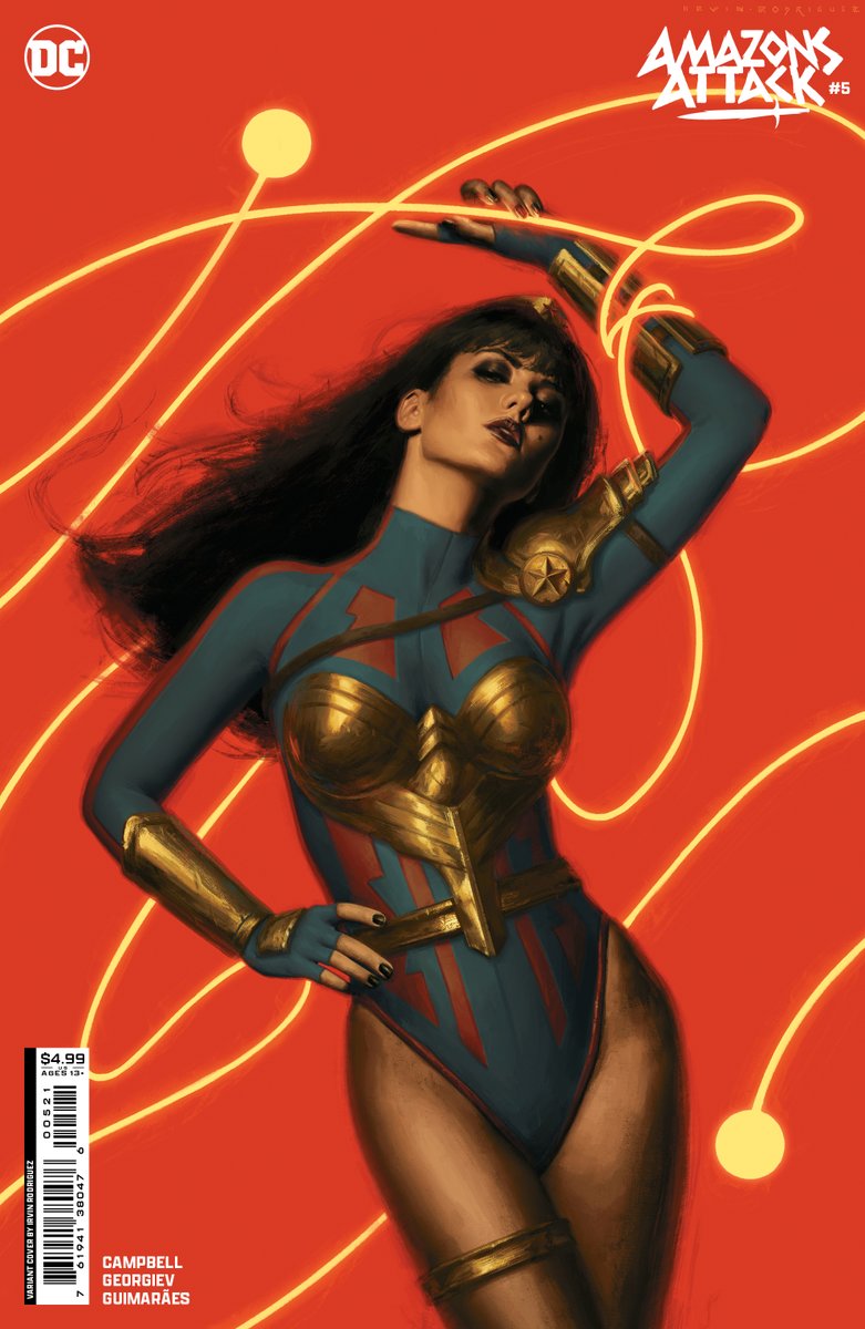 irvinpaints's tweet photo. I'm excited to share a few recent cover paintings for DC Comics. Big thanks to my editors @Paul_Kaminski and  @ms_brittanyjean for these covers ✨

Amazons Attack #5 Variant Cover
Digital, 7200x4742px, 2023
Release Date: 2.27.24

@DCOfficial #dccomics #amazonsattack #yaraflor https://t.co/OskFL15tDI