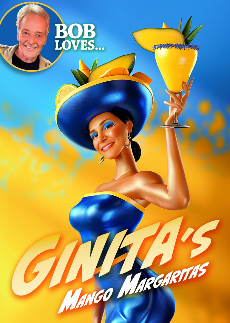 Is @TheMrsLevy the New Miss Chiquita for Mango Margaritas? @levy_sir thinks so! 🍹 #Ginita #mangomargarita #levyverse @TheUncleRicoSho