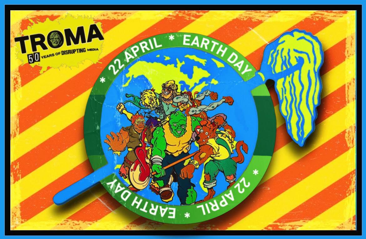 IT’S CLEANUP TIME! You too could be a superhero like Toxie & help save the Earth! Wether you’re in Tromaville or in the tropics, it’s always important to be mindful of the environment. So please properly dispose of your toxic waste, & HAVE A GREAT EARTH DAY! #troma #earthday