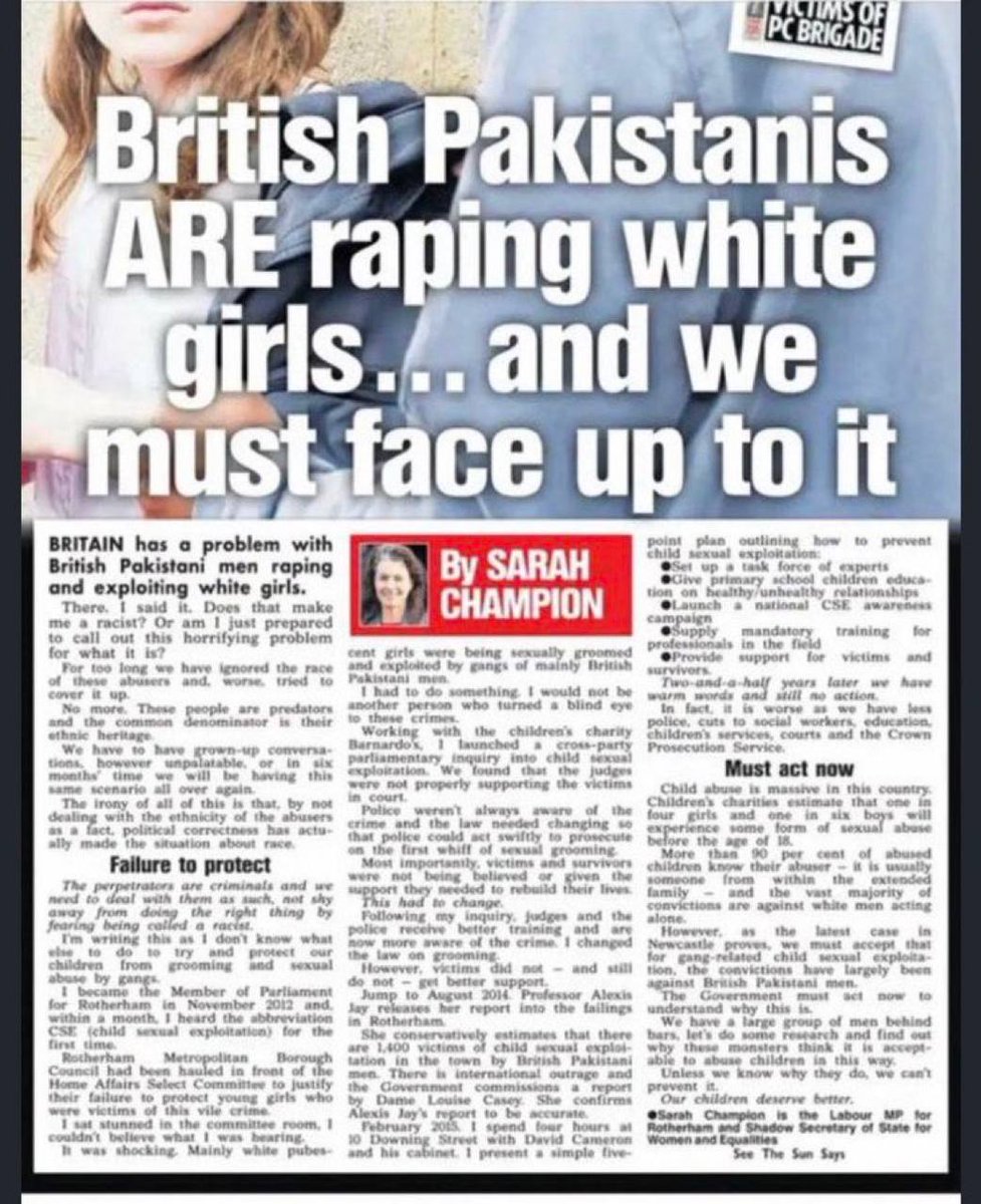 This summer will mark 10 years since the publication of a damning report (The Jay Report), which blew the lid off the Pakistani rape gang scandal in Rotherham. The report revealed that around 1,400 Rotherham children were sexually exploited between 1997 and 2013. The 1,400