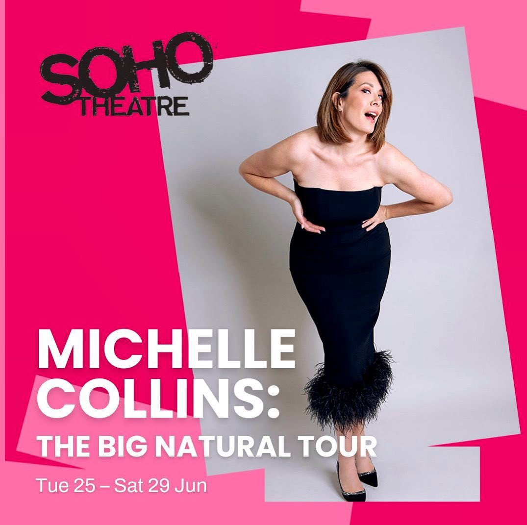 London!! 🇬🇧 I’m bringing my Big Natural Tour to the @sohotheatre for 5 NIGHTS from June 25-29 (which is London Pride!) get your tickets I cannot wait!Michellecollinslive.com