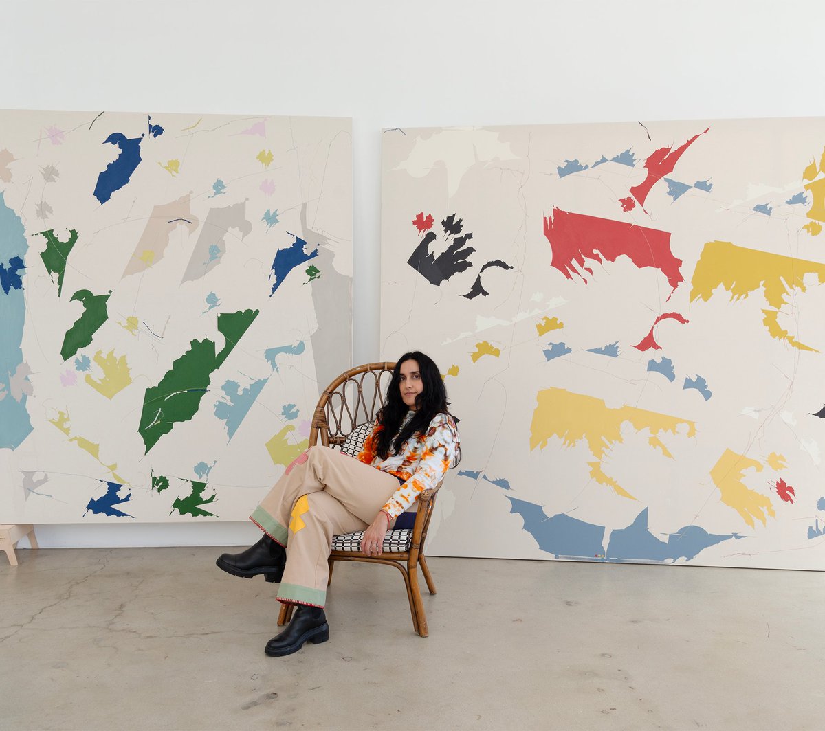 Mark your calendars: ‘Mute Counsel,’ a pop-up exhibition featuring nine new paintings by Pace artist #MayshaMohamedi, opens this Saturday, April 27 during #GalleryWeekendBerlin. Join us for the opening reception Friday, April 26 from 6-8pm. Learn more: bit.ly/3TFsgdr