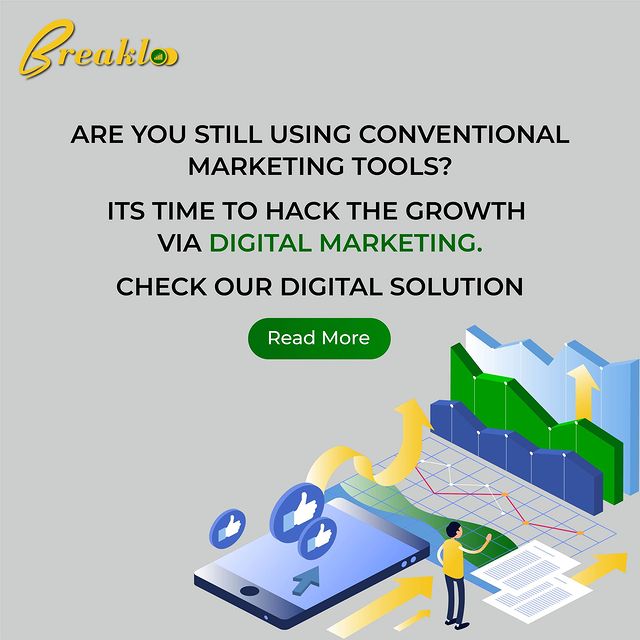 It's time to use DIGITAL MARKETING to accelerate growth!
See our digital solutions right away!

BUSINESS QUERIES👇
Email us📩: contact@breakloo.com
Official website🌐: breakloo.com

#Breakloo #marketing #digitalmarketing2023 #tools #growth #solutions