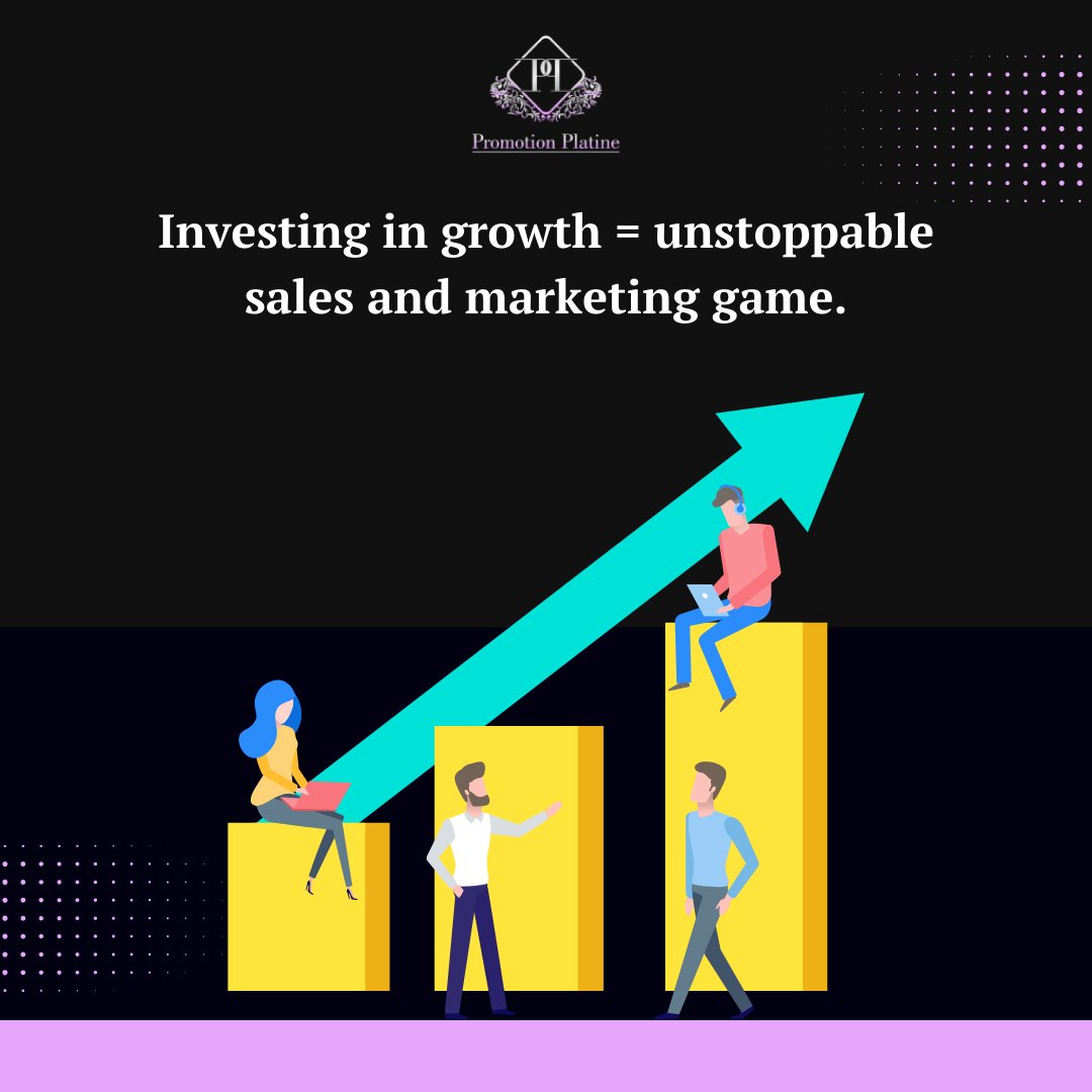 Investing in growth = unstoppable sales and marketing game. 

#TeamDevelopment #Innovation #SalesAndMarketing #InnovativeApproach #FaceToFaceMarketing #ExceptionalResults #PlatinumPromotion 🚀