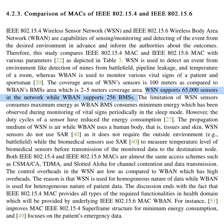 CorinneNokel's tweet image. Patient Data Prioritization in the Cross-Layer Designs of Wireless Body Area Network

2015

&apos;Wireless Sensor Network supports 65,000 sensors in the network while Wireless Body Area Network supports 256 Biomedical Sensors (BMSs).&apos;

hindawi.com/journals/jcnc/…