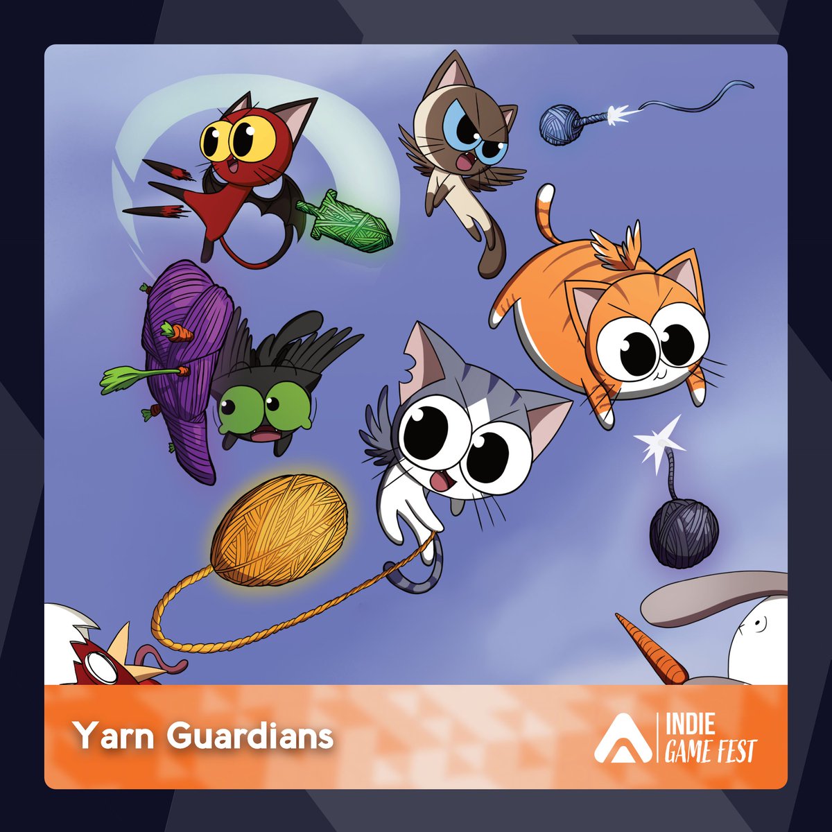 INDIEHubNetwork's tweet photo. Pleased to introduce 3 more (cute) #indiegames exhibited at the #IndieGameFest2024

🔸"Fluff Adventure" by Redhead Studios
🔸"@YarnGuardians" by pentapaw studios
🔸 "The Clubies" by Cluby Games

#indiedev #gamedev #cologne #puzzlegame #metroidvania #CuteEmUp https://t.co/2lHSU8eiQZ