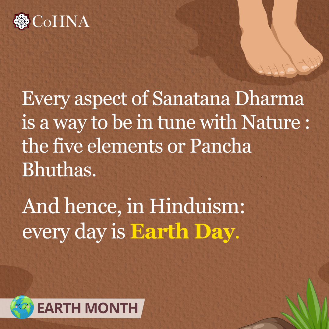 Do Hindus celebrate #EarthDay? Absolutely! We have celebrated it every day for thousands of years. From the moment we wake up, we honor and connect with her through the day. In recent times, modern scientists have validated the science behind these traditions. They have studied