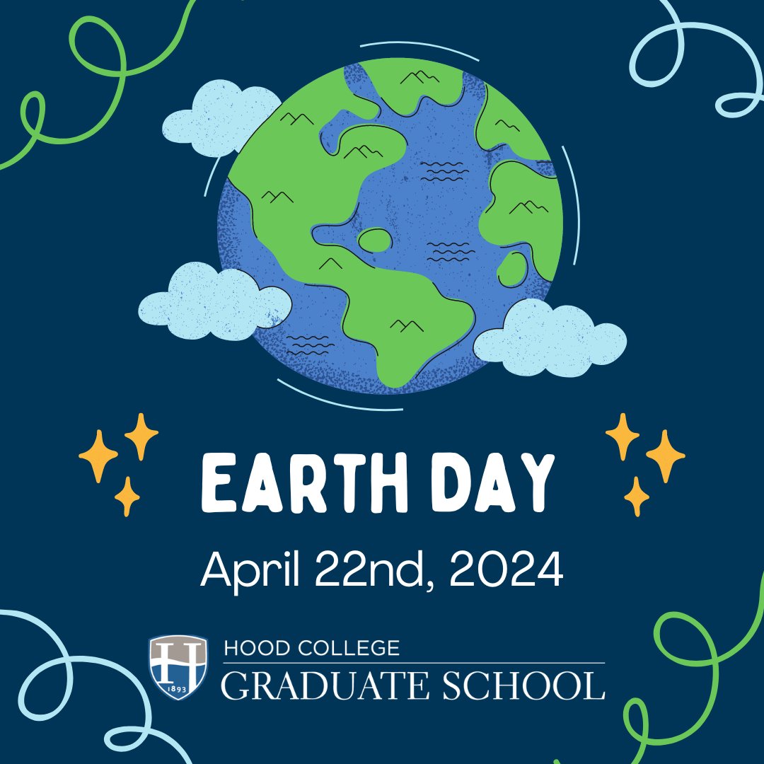 Happy Earth Day from the Graduate School at Hood College!

#EarthDay2024 #HoodGradSchool #graduateschool