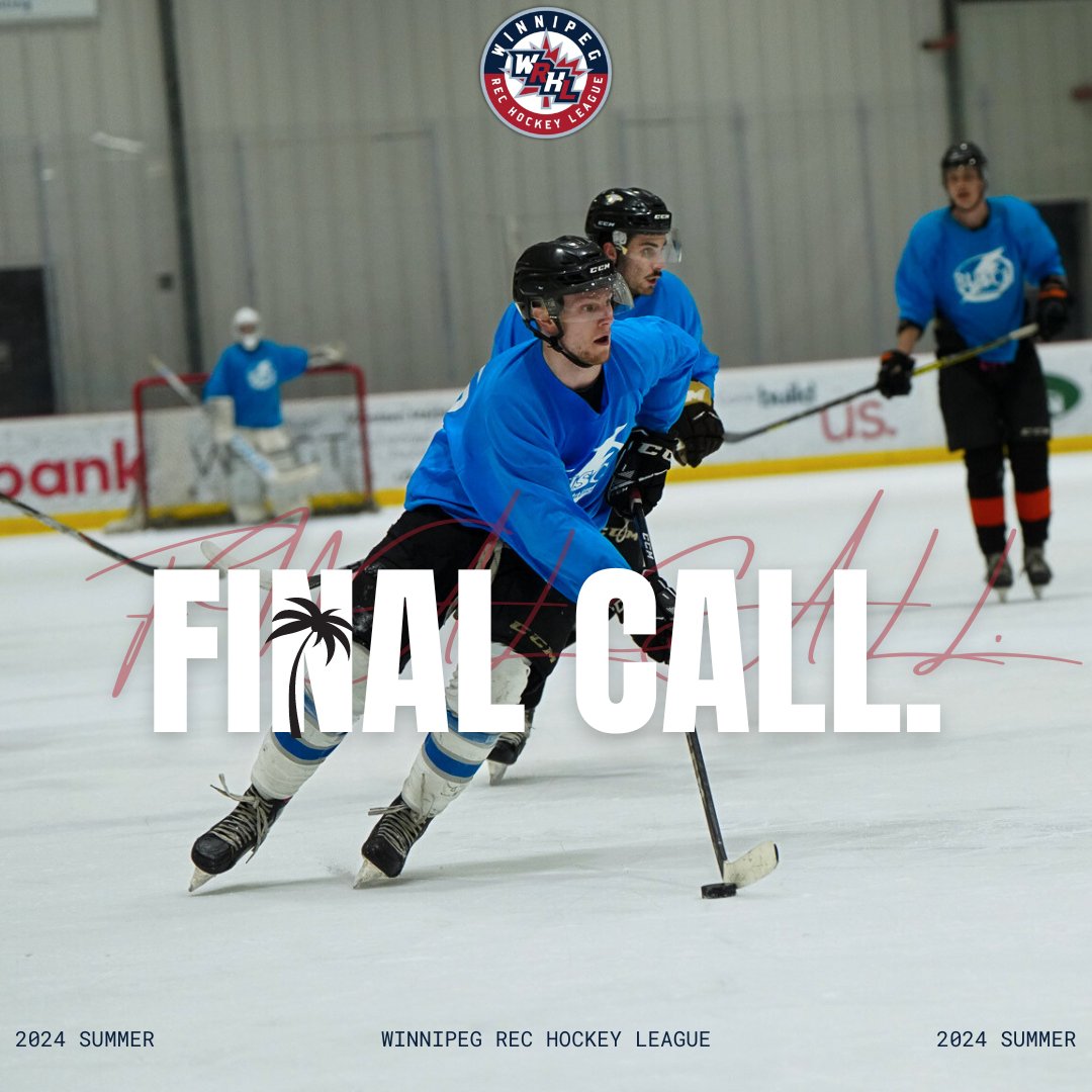 Are you cool for the summer? 😎

Act fast - the 18-game package is off the table, and the 16-game deal ends TODAY. After that, it's all about the 14-game package. Don't miss out on the best rec hockey summer you’ll have! 🤩🌴

Check out the link in our bio.