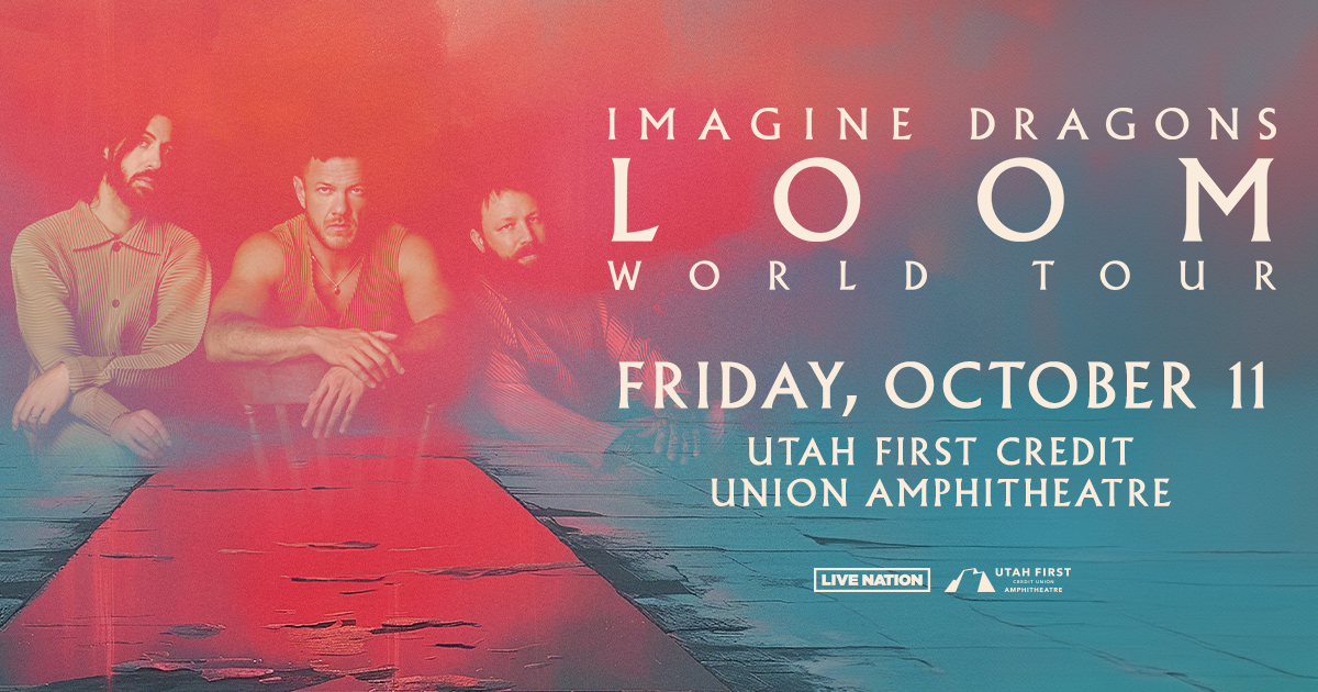 X96 welcomes Imagine Dragons Friday October 11th at Utah First Credit Union Amphitheatre! Tickets on sale this Friday, 4/26 at 10am! Ticket links and more info all at X96.COM