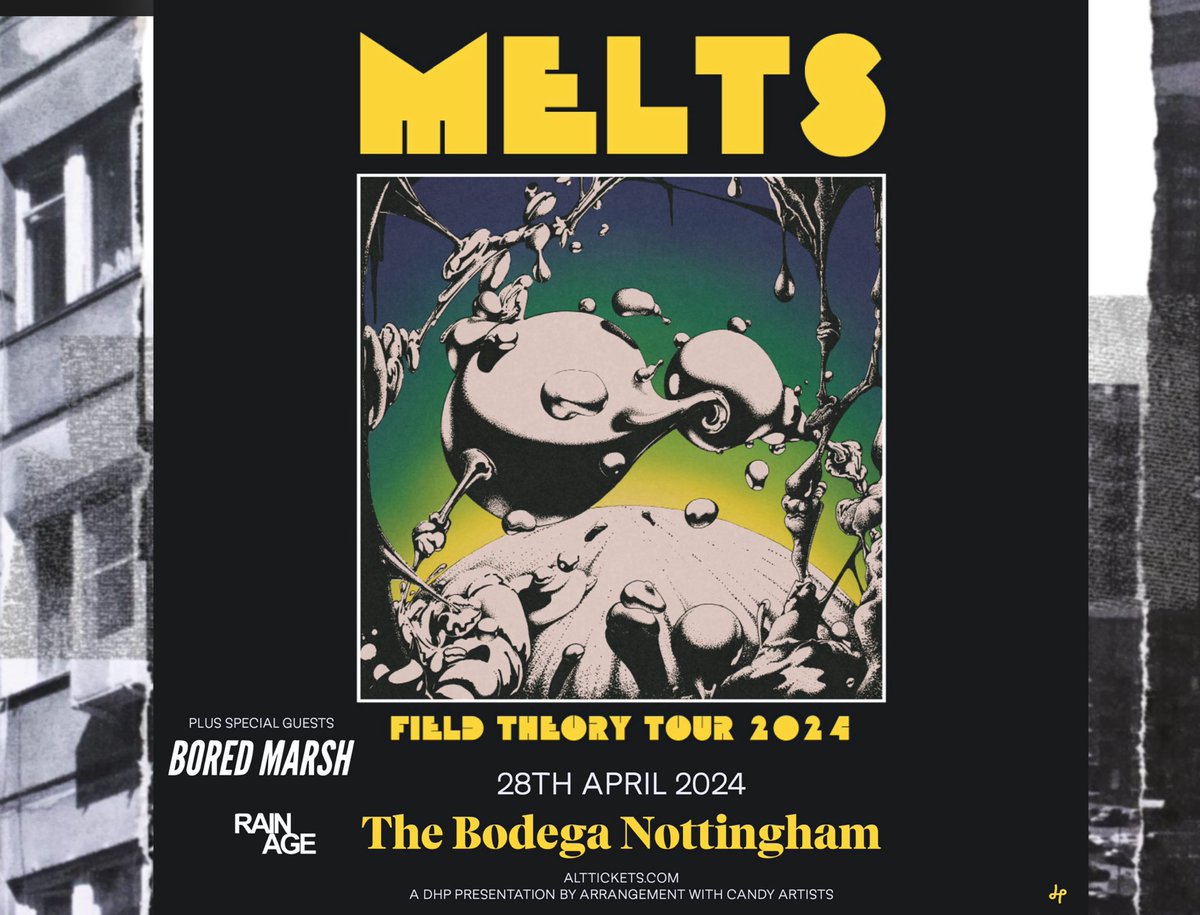 therainage's tweet photo. April 28th we play @bodeganotts w/ @wearemelts &amp; @BoredMarsh 

Ticket link in bio https://t.co/4uFLFu5bab