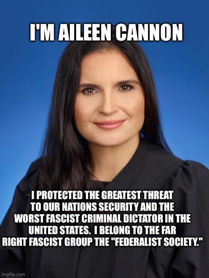 Is Aileen Cannon a complicit traitor who should be barred from the bench? Yes or No?