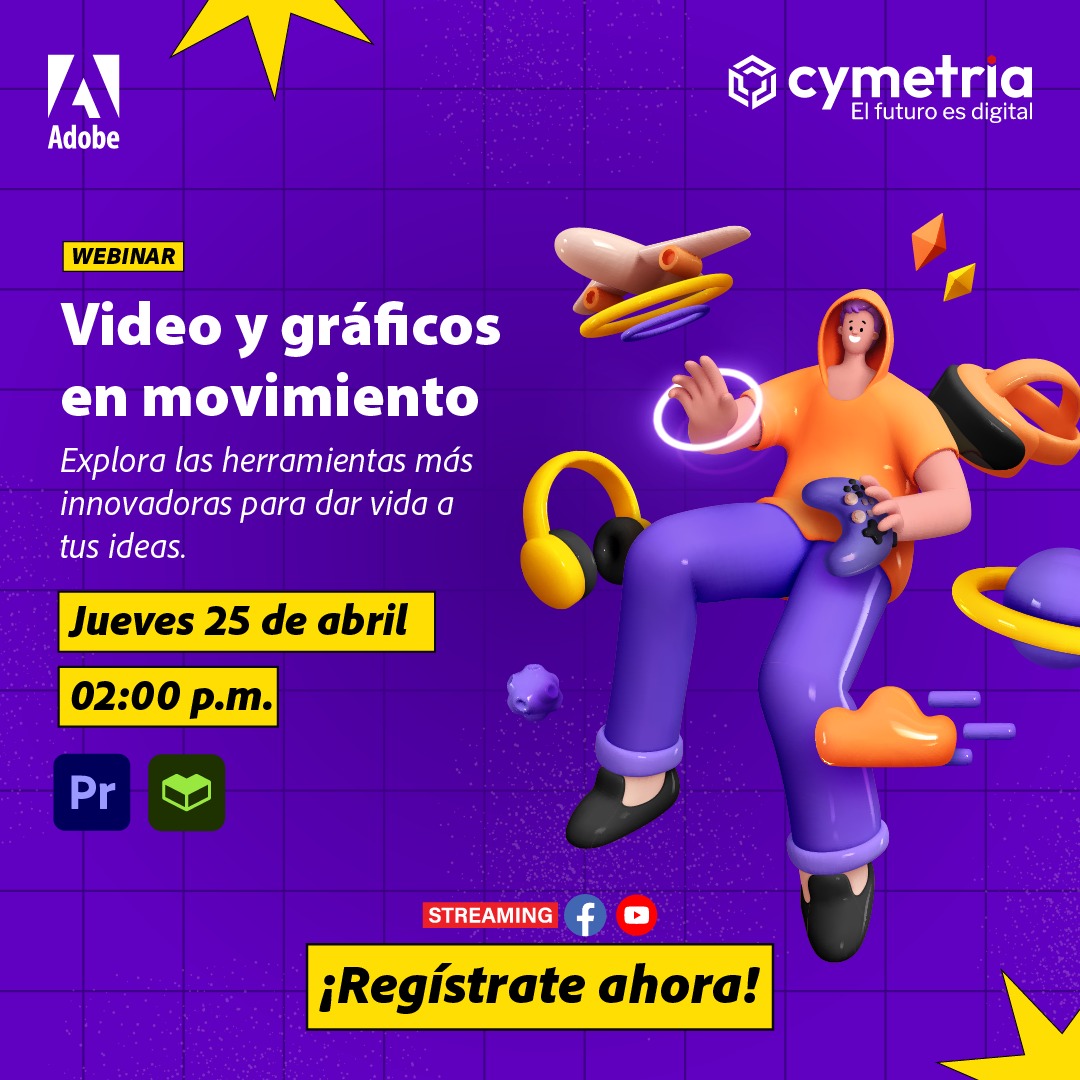 adobeugla's tweet photo. 🌟Webinar: Domina el movimiento en diseño digital con Substance 3D. Aprende a crear movimientos fluidos y dinámicos, optimiza proyectos y garantiza una experiencia visual impactante. ¡Inscríbete gratis! 👉 https://t.co/kuDwgM2vN4 ¡Te esperamos! 🥳 https://t.co/KKmzcxZYdv