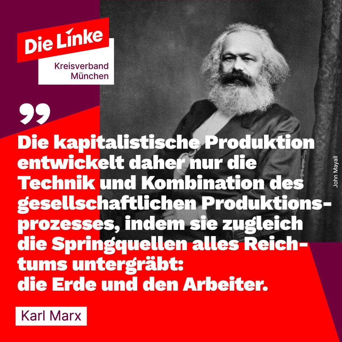 Naturzerstörung und Klimakrise haben eine Ursache. Diese fängt mit K an und hört mit apitalismus auf. Zum heutigen #TagderErde #EarthDay geben wir den #Grüne|n mit auf den Weg, was Marx dazu sagt.

#SystemChangeNotClimateChange #nurmitlinks