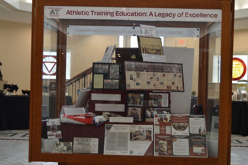 The 2024 Charles J. Redmond Distinguished Athletic Training Alumni Lecture series was titled, 'Celebrating the Legacy of Athletic Training Excellence honoring Dr. Mary Barnum and Professor Barclay Dugger.' The new Athletic Training history exhibit was also unveiled.
