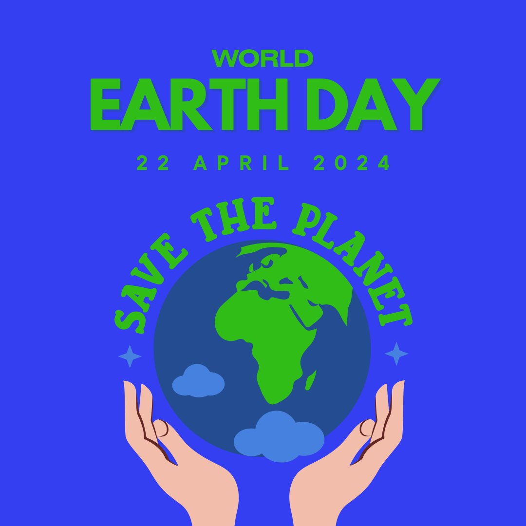 🌍 Happy #EarthDay! 🌿 Today, we celebrate the one planet we all call home. Let's us this day to reflect on our relationship with our Earth and commit to actions that will ensure its health and vitality for generations to come. #LoveEarth #sustainability