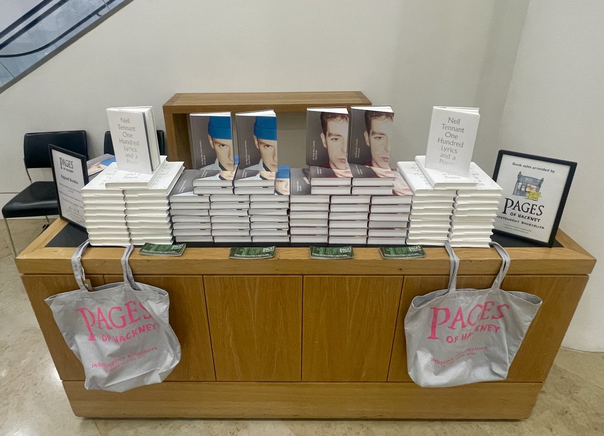 At the @guardianlive In Conversation event tonight at @KingsPlace, there are a limited number of signed PSB books for sale. Thanks to @pagesofhackney.