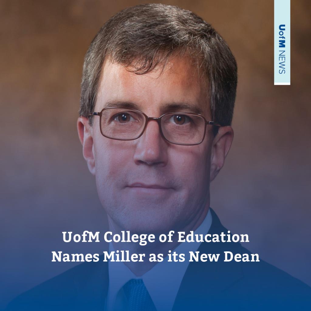 The @umeducation named higher education veteran Michael T. Miller as its new dean today. With a career in higher education spanning nearly four decades, Miller comes to the UofM from the University of Arkansas. Full Article: lnk.bio/uofmemphis #GoTigersGo