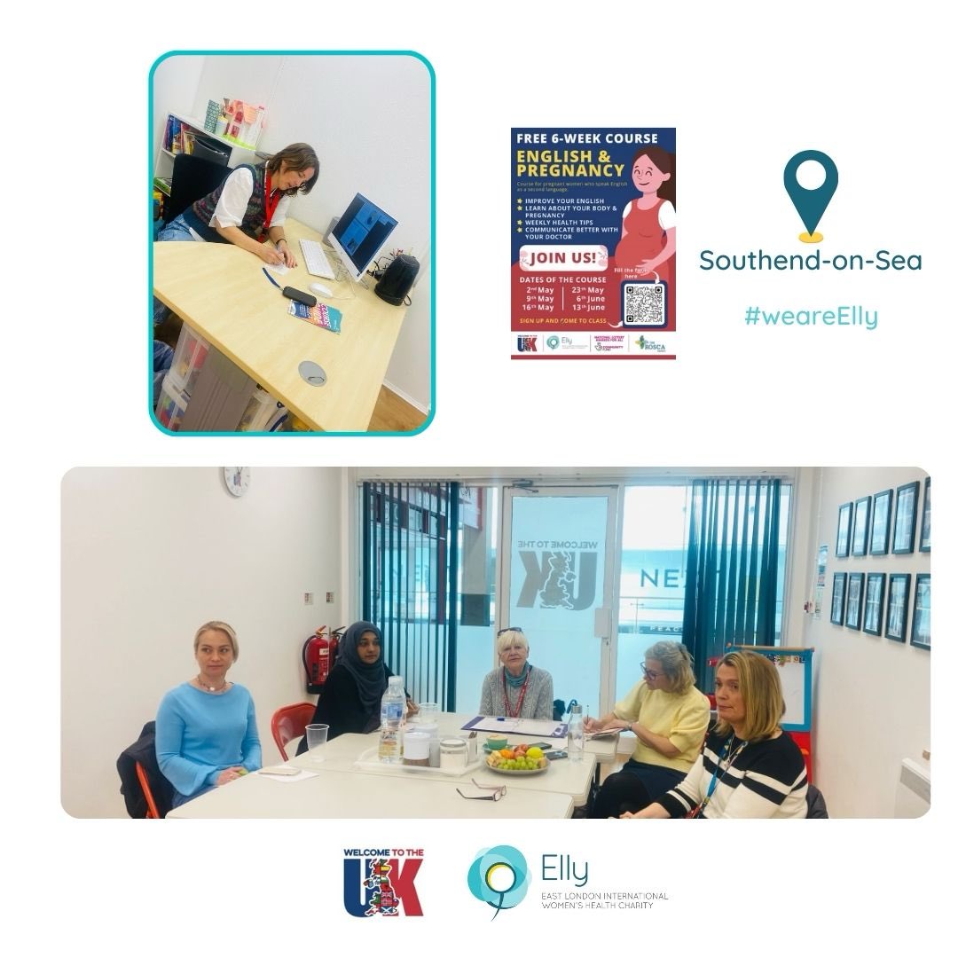 elly_charity's tweet photo. Sneak peek of preparations for our pilot #Health #Literacy Project in #Southend as we gear up for a tailored course for #pregnant #women who speak little or no English. It’s aimed at empowering pregnant women with the knowledge and language skills needed to #navigate their healthcare confidently.
👉 Know someone in #Southend who could benefit? Spread the word and help us make a difference!

Next stop will be #EastLondon so watch this space…

#PregnancyHealthLiteracy #WomensHealth #Pregnancy #HealthLiteracy #ESOL #CommunityLed #Welcome2theUK #EllyCharity #weareElly