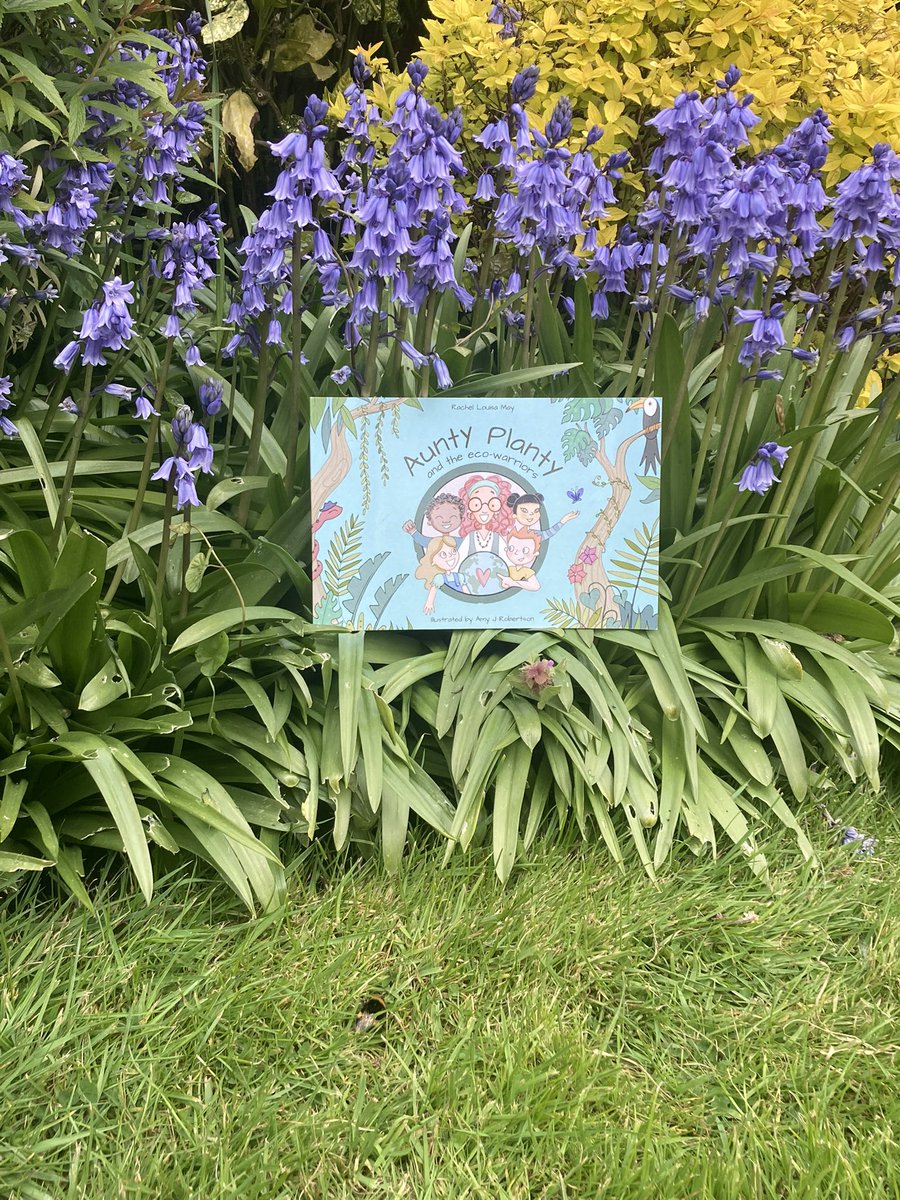 Flowers, a bumblebee and a copy of Aunty Planty and the Eco Warriors! Perfect for a Happy Earth Day. 🌎💚💙
#auntyplantyandtheecowarriors #EarthDay 
@pegasuspublish @earlyyearsscot @Earlychildhood @MumsnetTowers