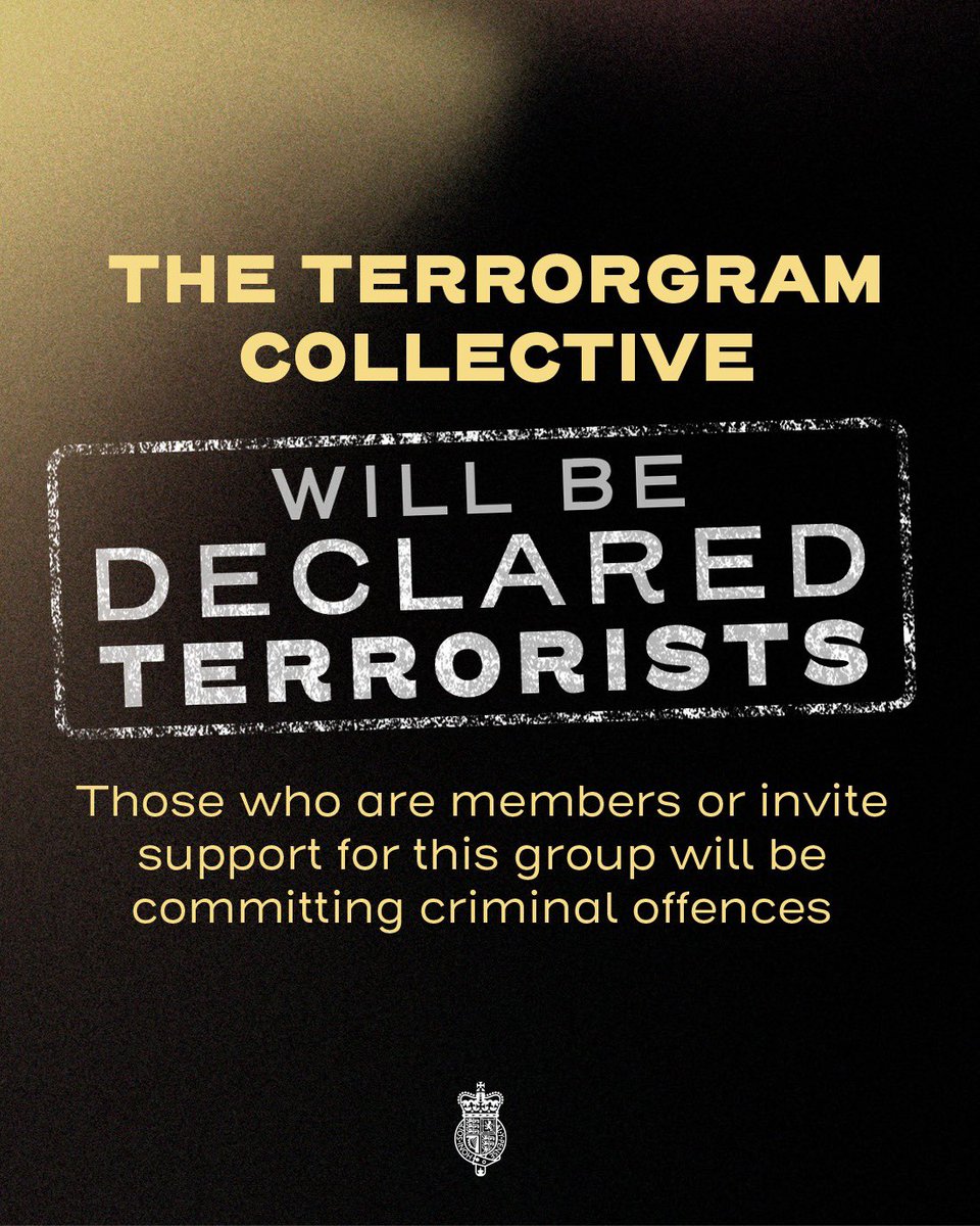 The Terrorgram Collective is a dangerous online network that encourages and promotes terrorism. We will not tolerate their hateful propaganda, or their attempts to radicalise people in the UK.