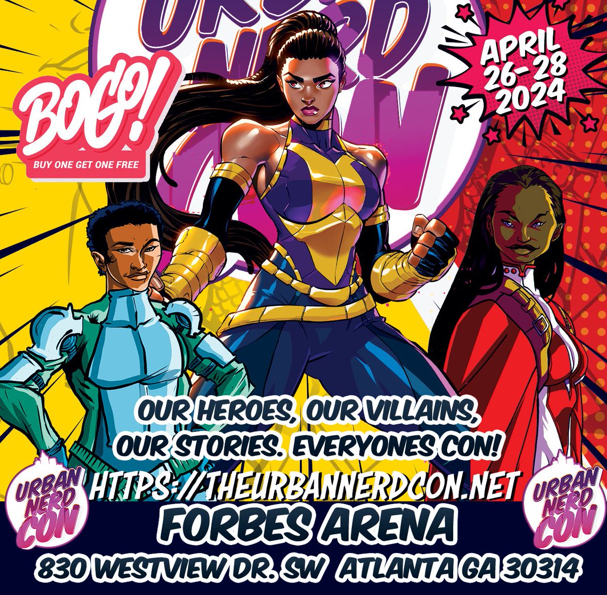 WE ARE MOVING!!! The Urban Nerd Con 2024 is moving to Da House!!! Join us this weekend at Forbes Arena! We apologize for any inconvenience this may cause any guest. We are doing all that we can to help make your experience enjoyable. instagram.com/p/C6EfCedOtc1/…
