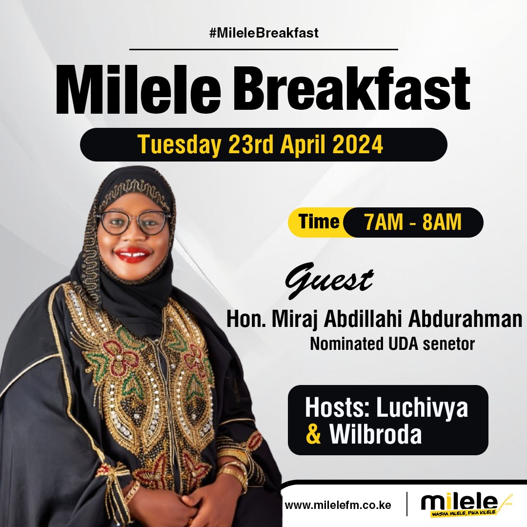 Kesho ndani ya @Milele_FM Breakfast #LuchivyaNaWilbrodaMilele