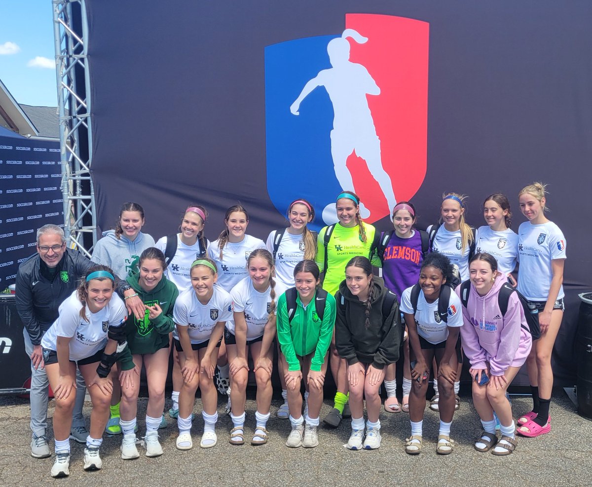 Finished up showcase with a 4 - 0 win against NY Rush (NY). One Goal a piece for @KennedyHarmon14  @JordanW359 @MackenzieW_soc and @ReesePatrick44 @LSCyouth @GAcademyLeague #GirlsAcademy