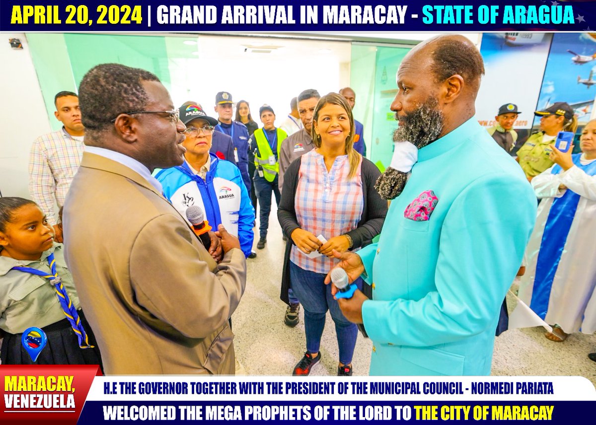 GRAND ARRIVAL IN MARACAY - STATE OF ARAGUA. #MaracayConference
