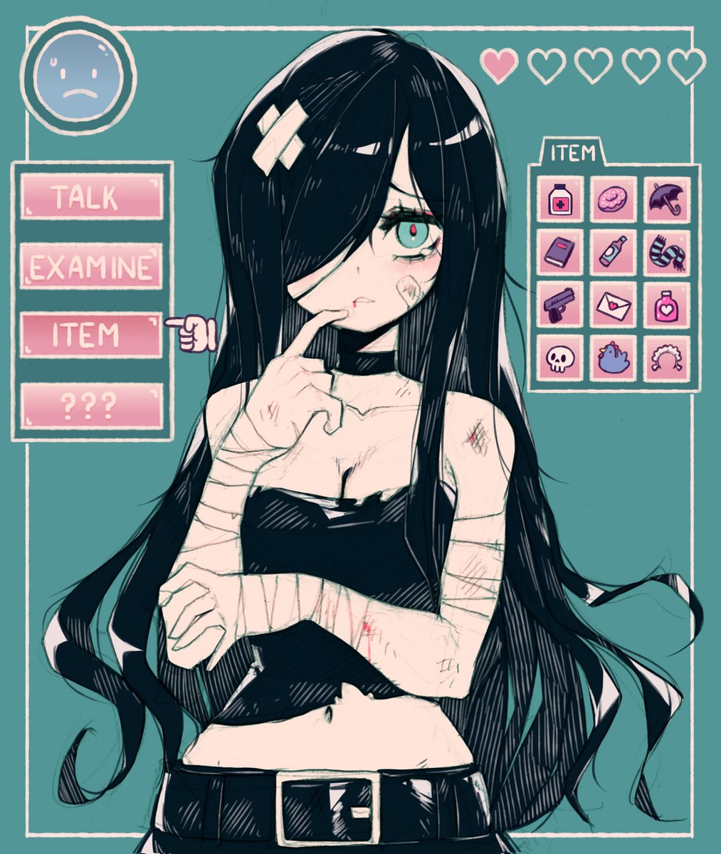 Aria VN moment, choose your actions carefully 💚🖤