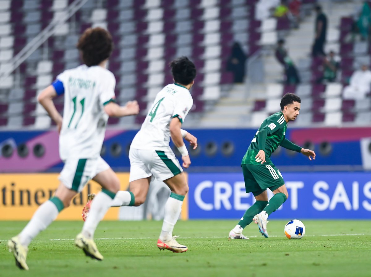 نهاية الشوط الأول || 🇸🇦 السعودية 1 - 1 العراق 🇮🇶 #الطريق_إلى_باريس | #AFCU23