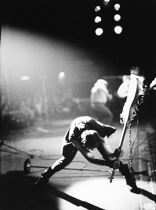 Pennie Smith took this photo of The Clash’s Paul Simonon onstage at NYC’s Palladium in 1979, and is still the greatest rock and roll photo of all time.