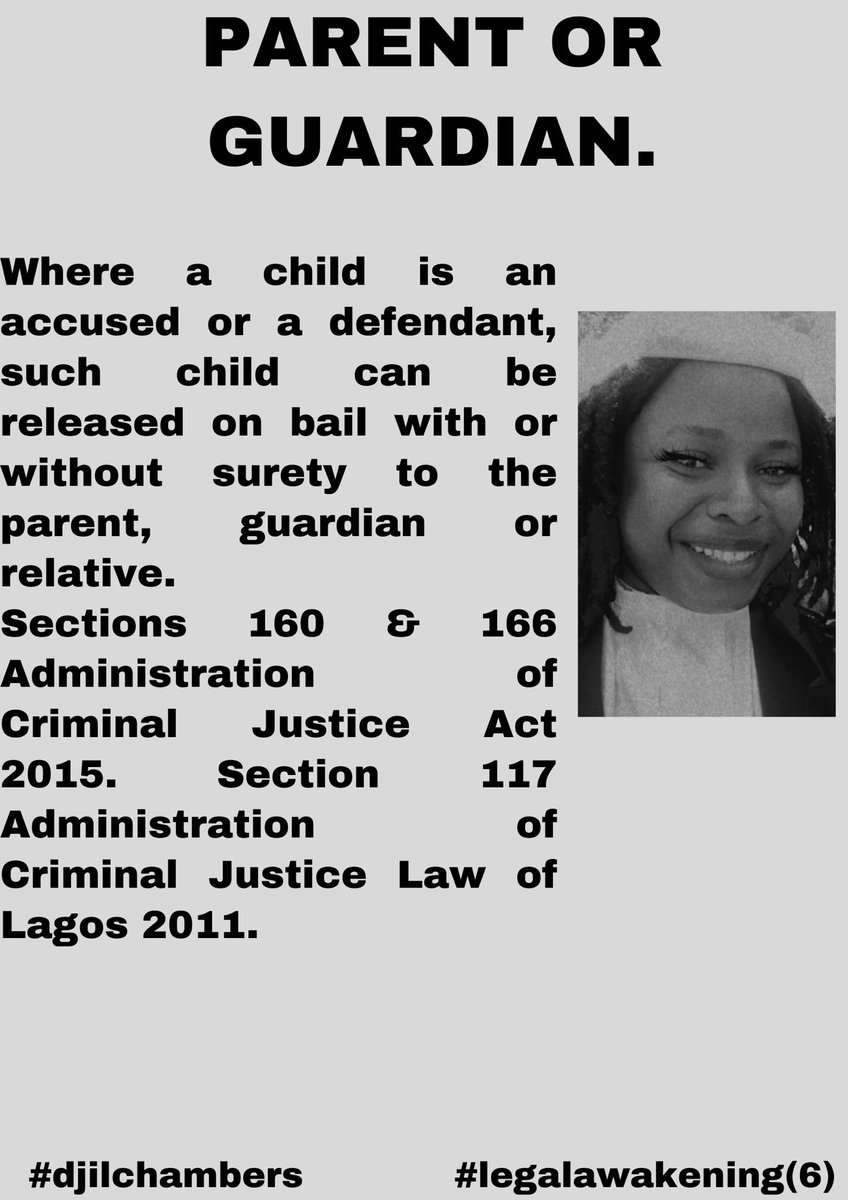 MpeziHI's tweet photo. Surety…
#law
#nigerianlegalsystem
#nigeriaconstitution
#criminallaw
#admistrationofcriminaljusticeact
#ACJA
#rightsofadefendant
#acesstojustice
#surety
#legalawakening(6)
#djilchambers https://t.co/MYhAmJBjoI