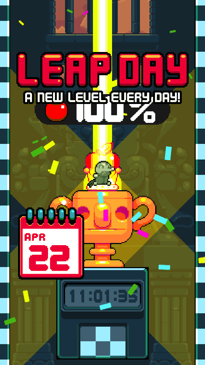 Just beat 4/22/2024 in Nitrome's #Leapday!